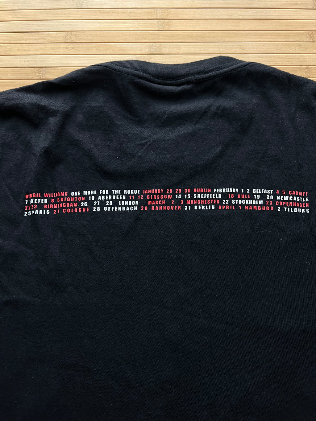 Robbie Williams 1998 Tour Tee (XL)