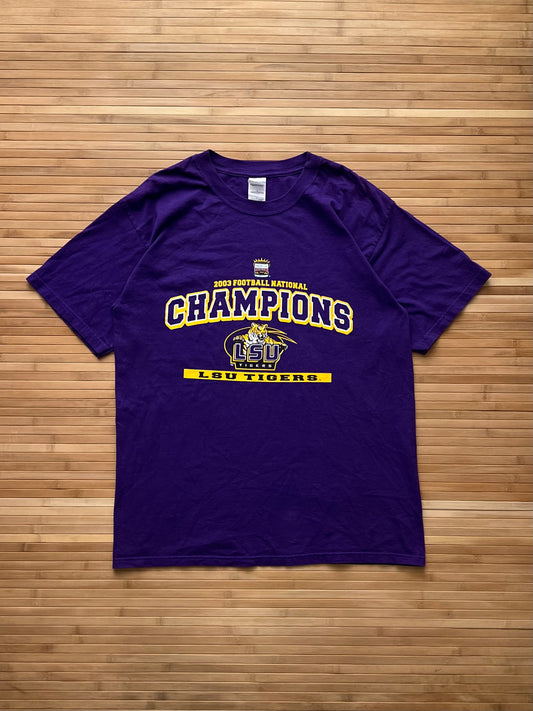 LSU Tigers 2003 Champions T-Shirt (L)