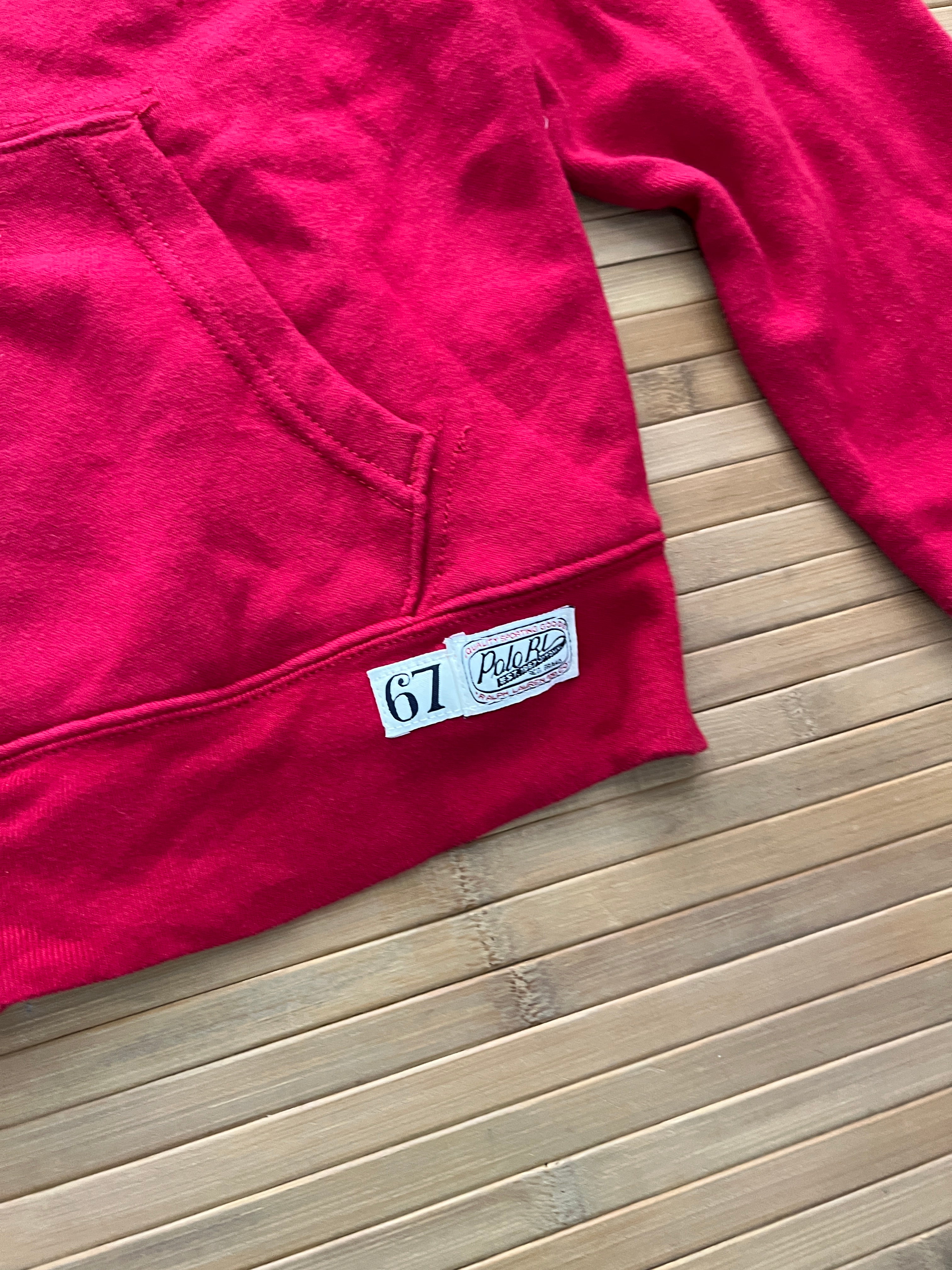 Polo Zip Up Hoodie (Xs)