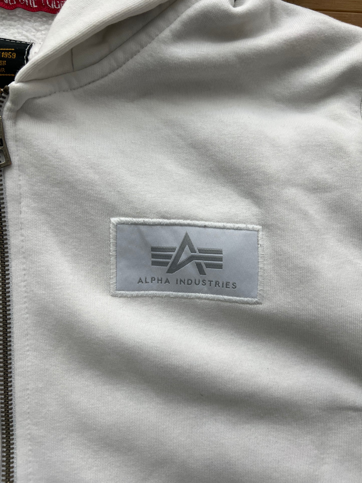 Alpha Industrie Zip Up Hoodie (M)