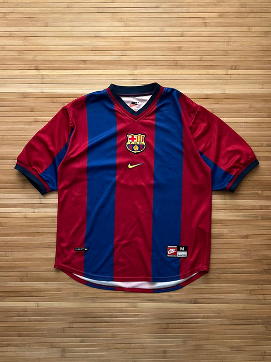 Barcelona 1998/99 Home Jersey (M)