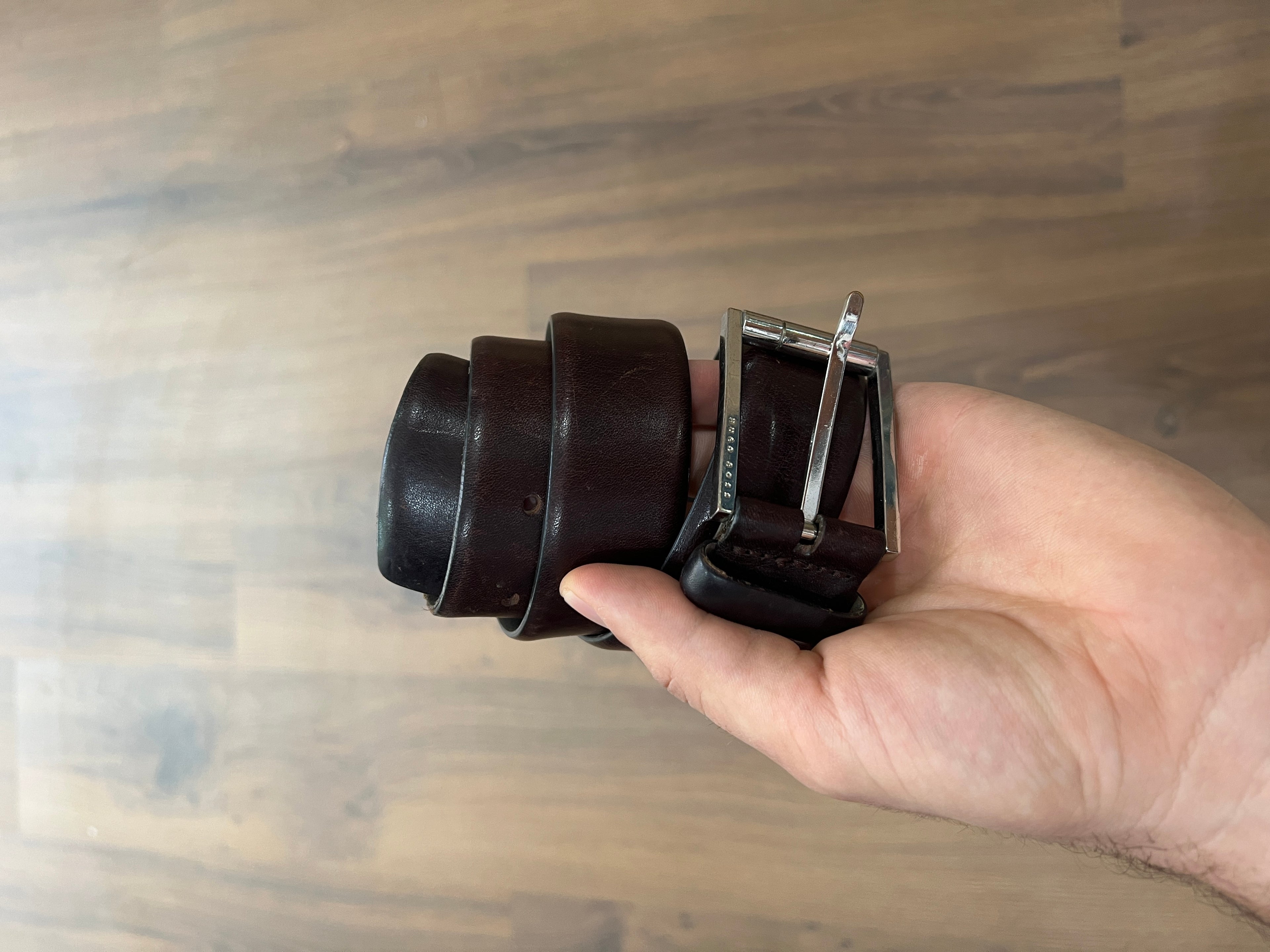 Huggo Boss Leather Belt (32)