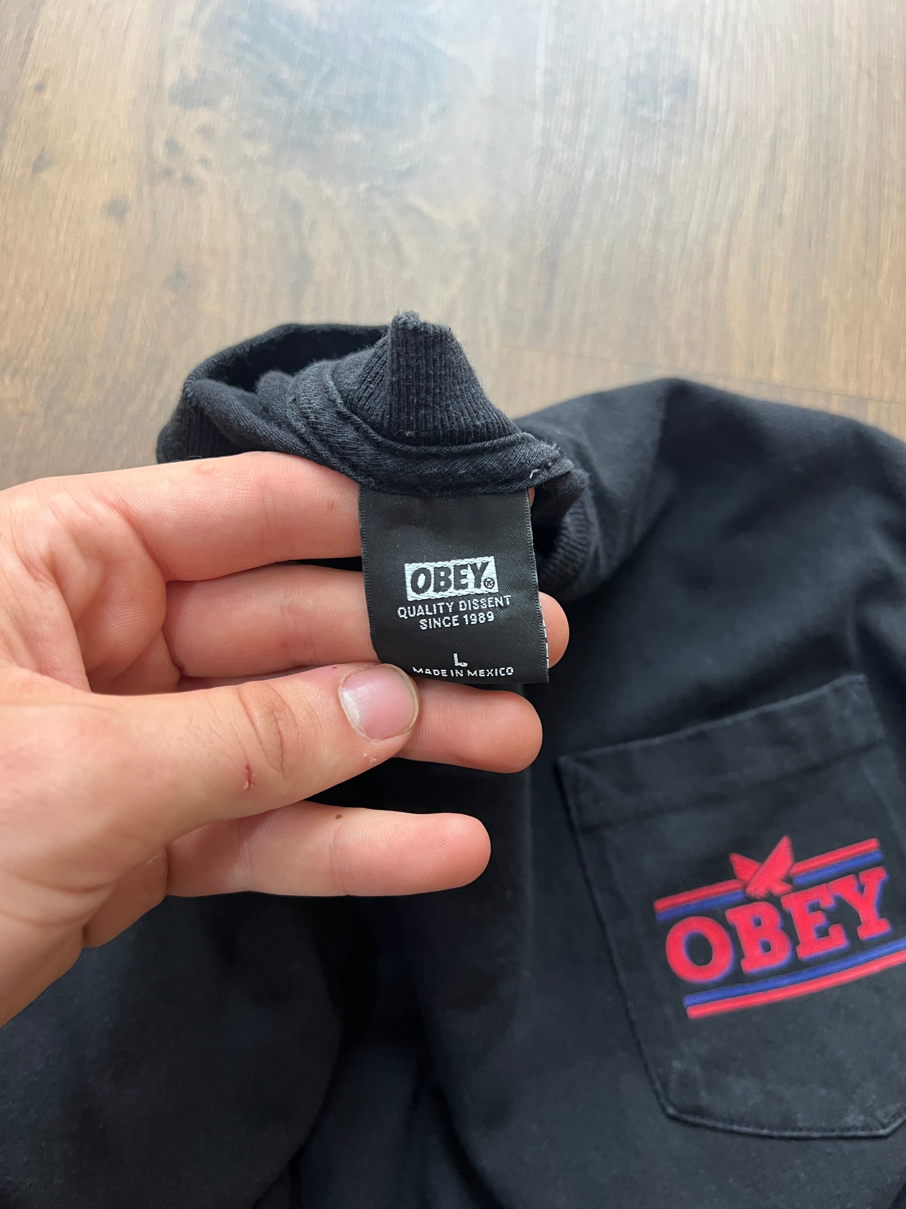 Obey Pocket T-Shirt (L)