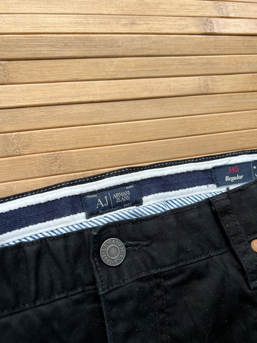 Armani Black Jeans (34x34)