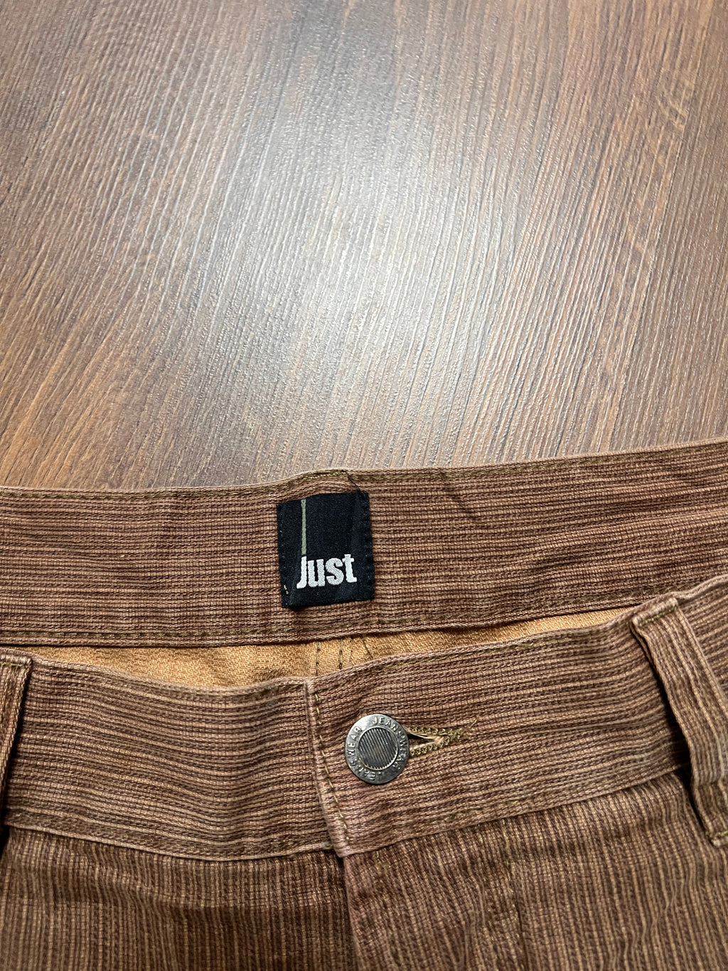 Just Cavalli Brown stripped pants(36x30)