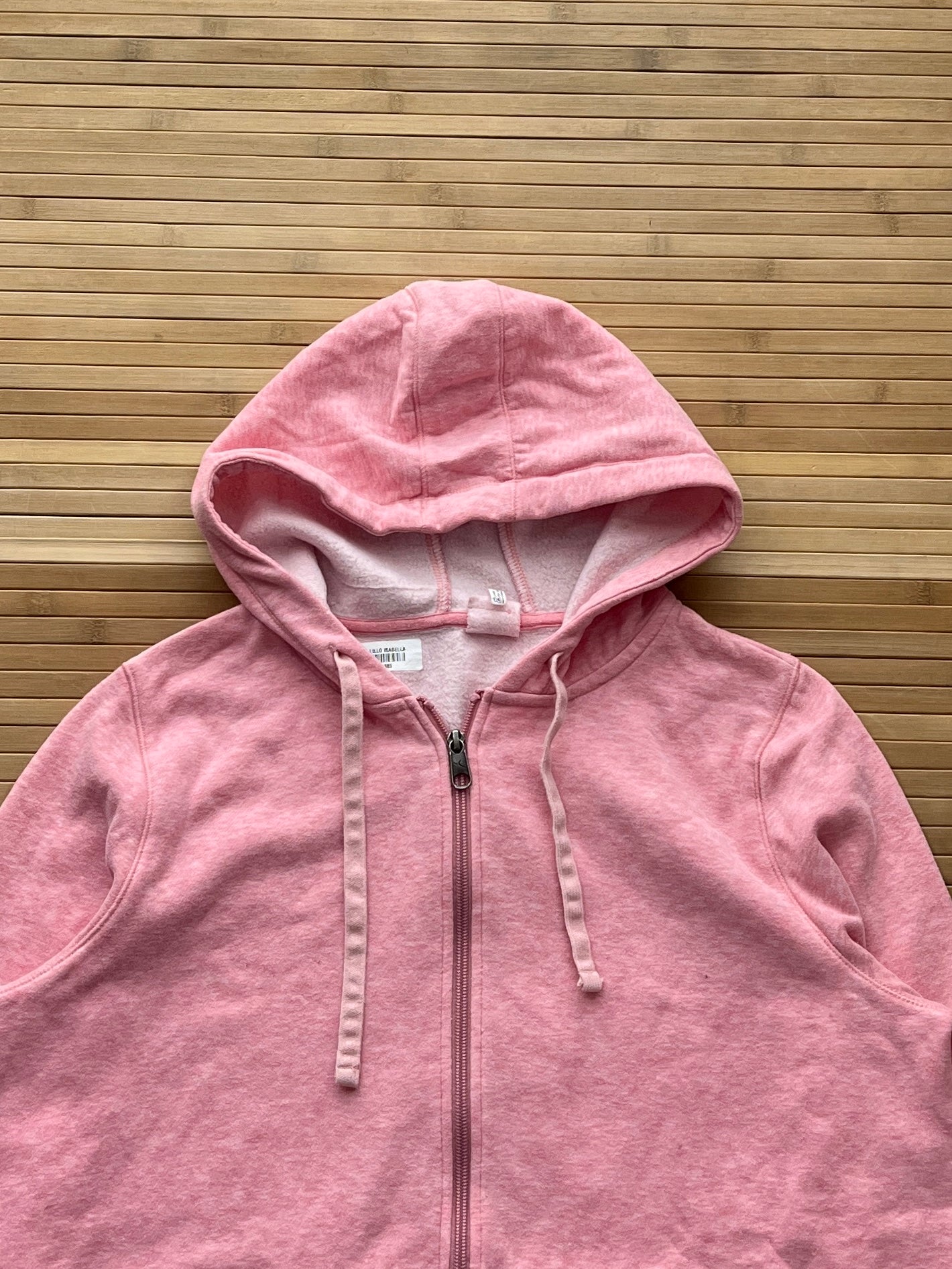 De Lillo Isabella Pink Zip Up Hoodie (M)