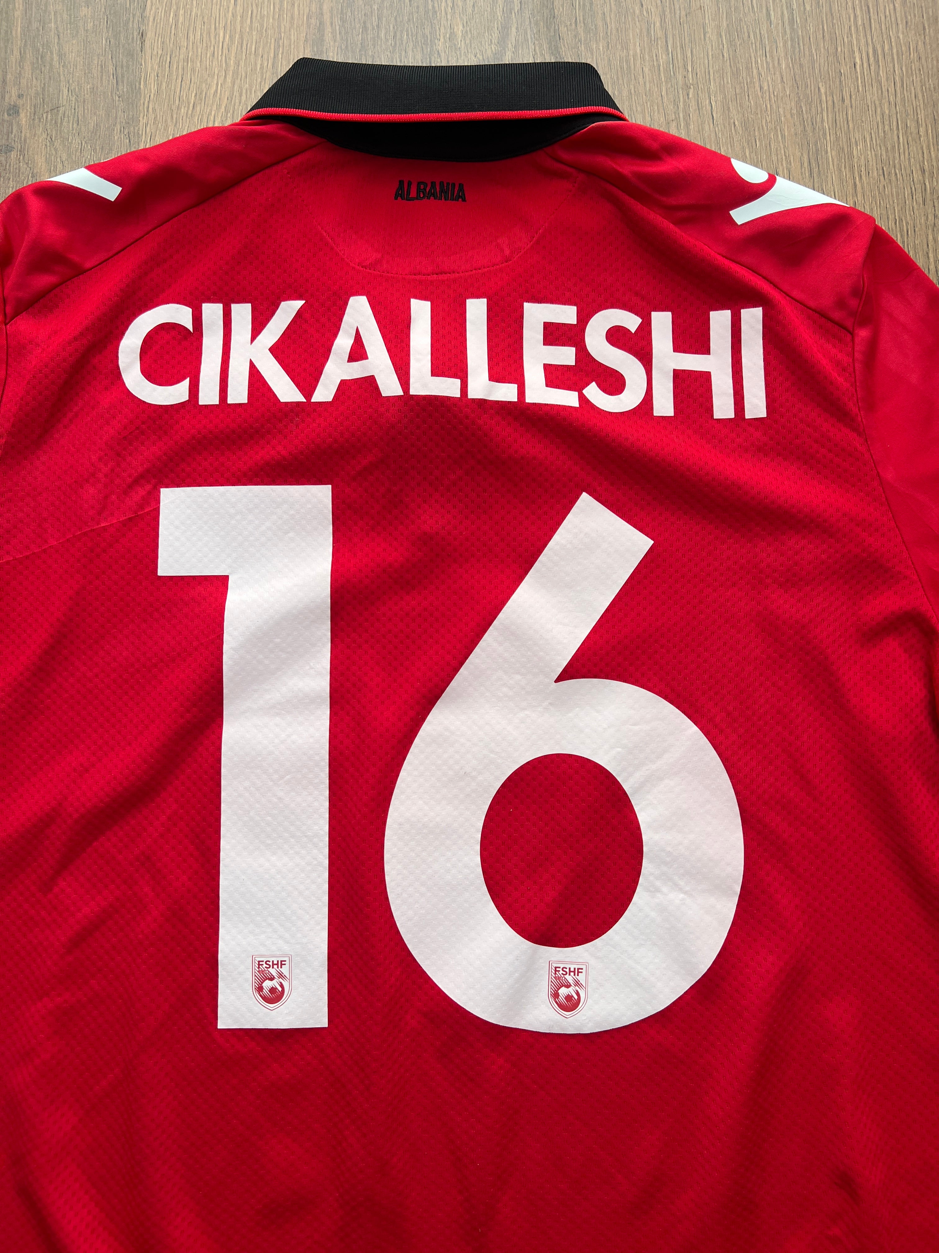Cikalleshi Albania 2021/22 Match Worn Jersey (M)