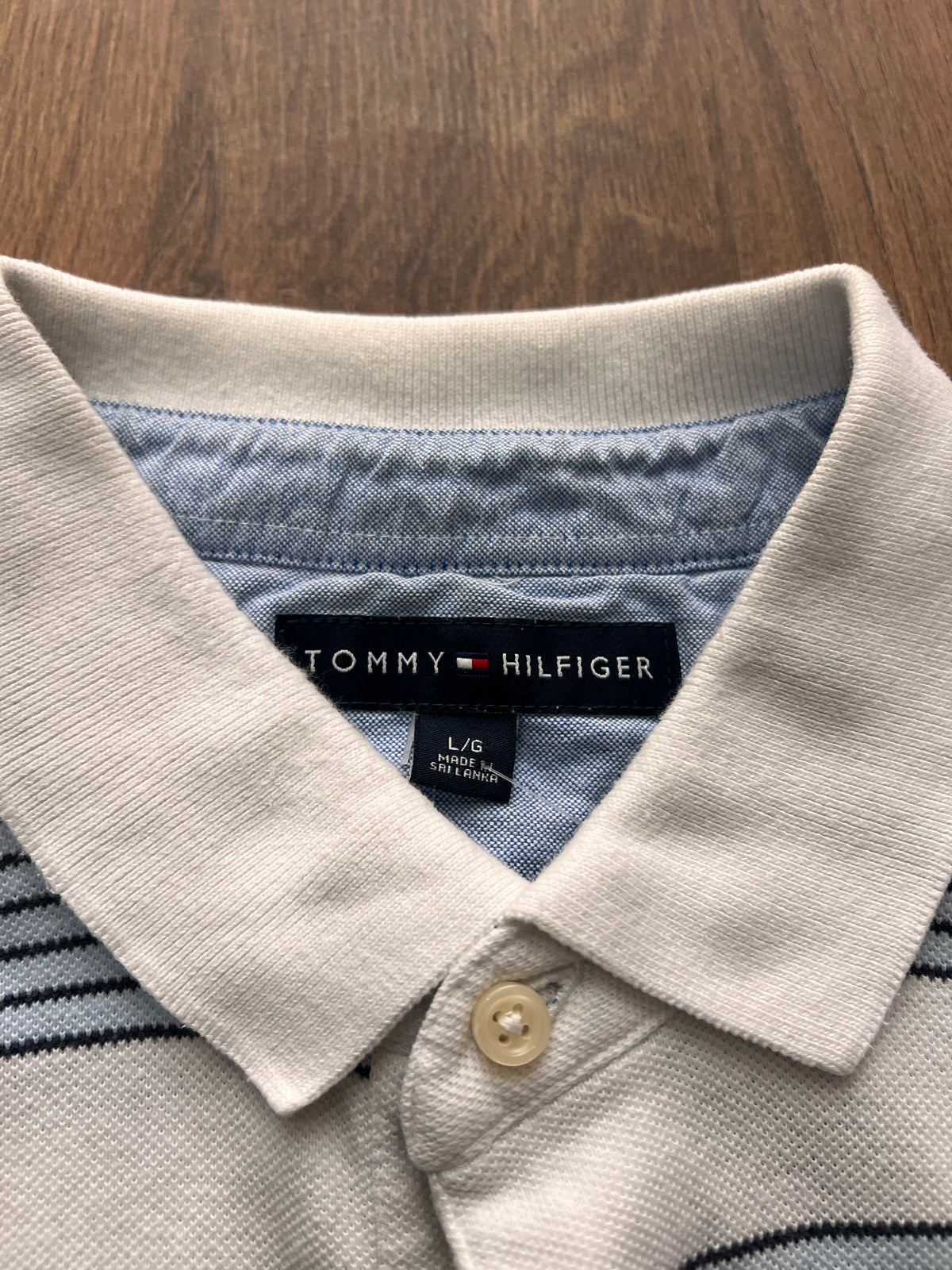 Tommy Hilfiger Striped Polo (L)