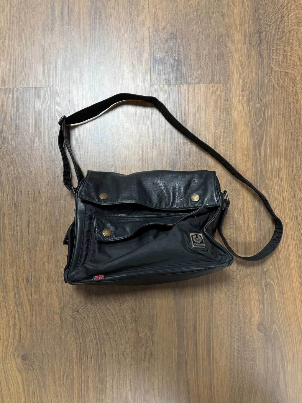 Belstaff Military Messenger Leather Bag