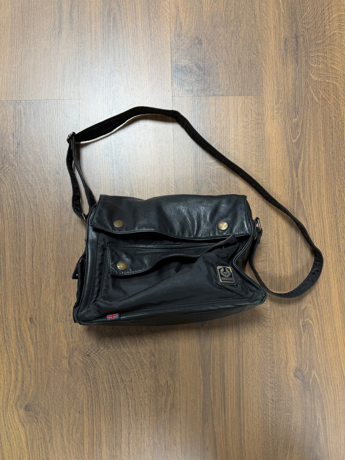 Belstaff Military Messenger Leather Bag