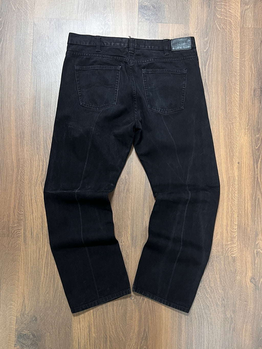 Jinglers Stone washed Black Jeans (36x30)