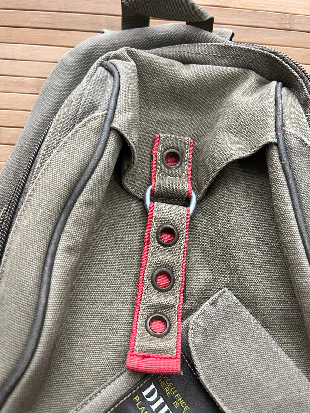 Vintage Diesel Military Backpack
