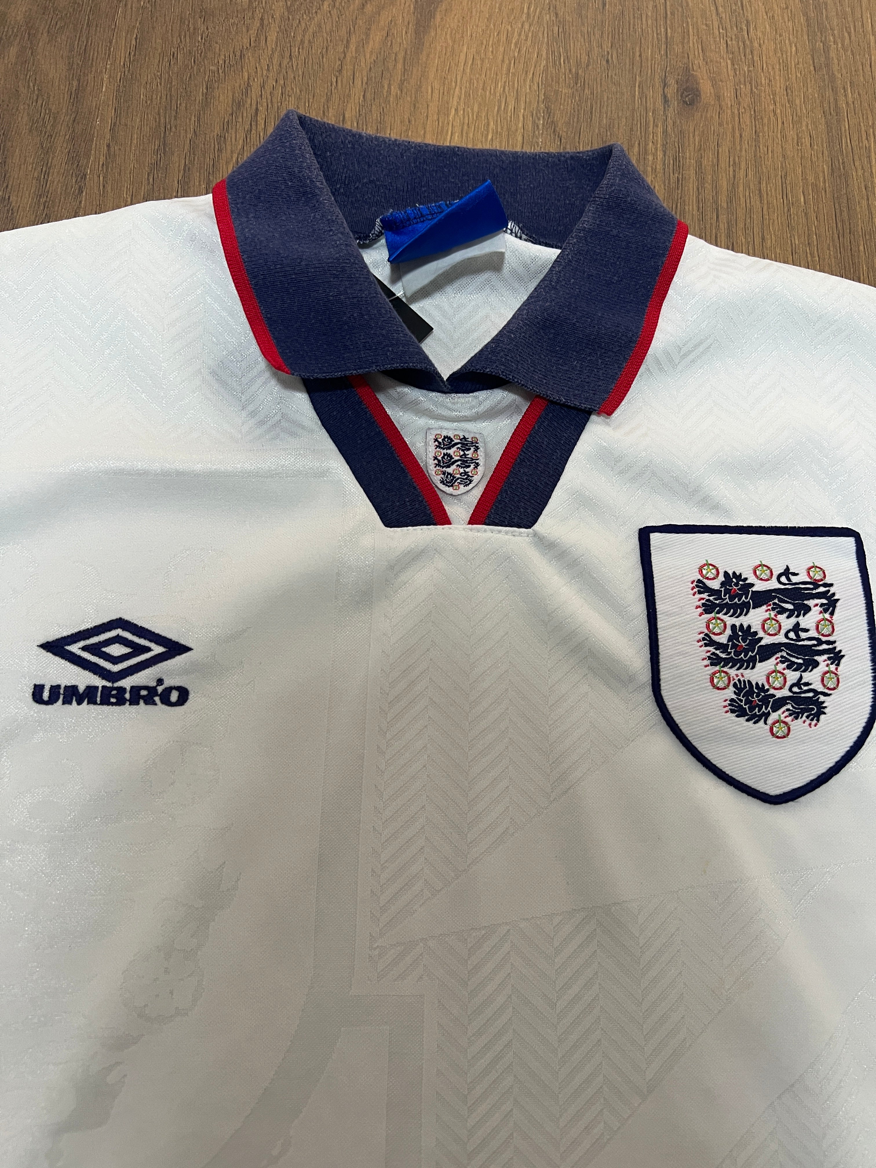 England 1993-95 Home Jersey (M)
