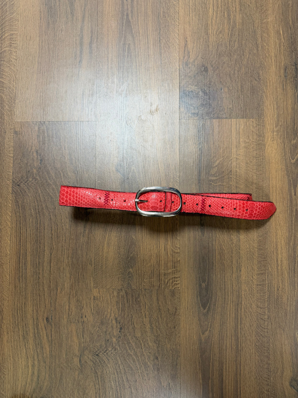 Red Python Leather Belt (29/41)