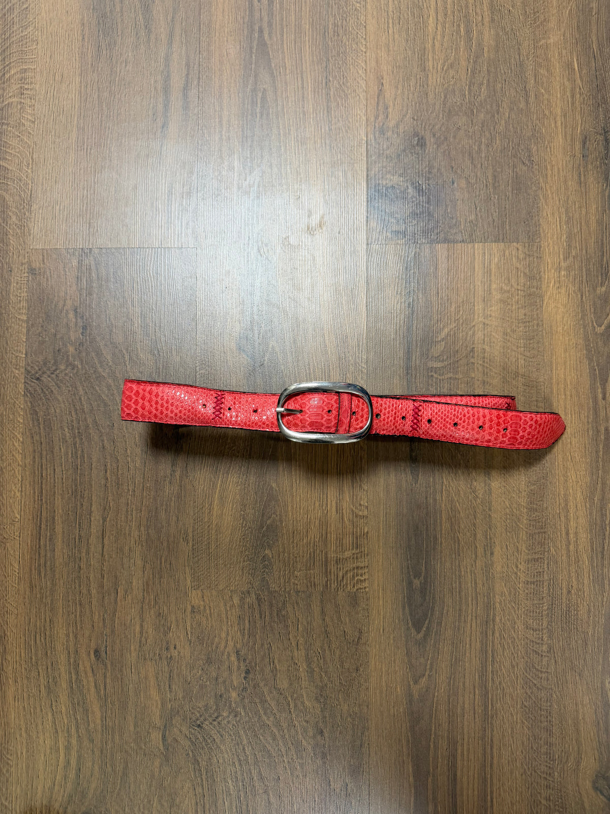 Red Python Leather Belt (29/41)