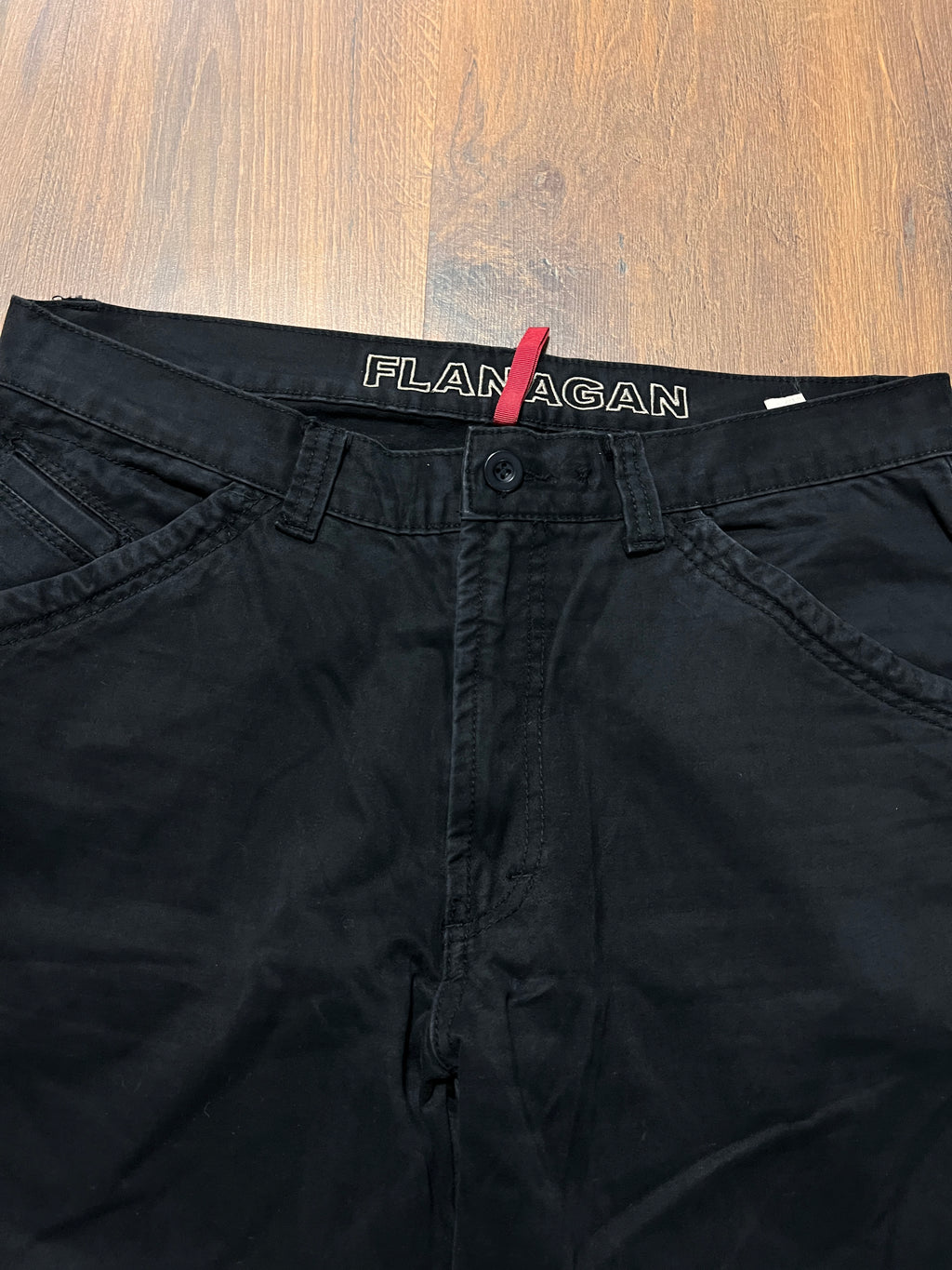 Flangan Black Pants(34x30)