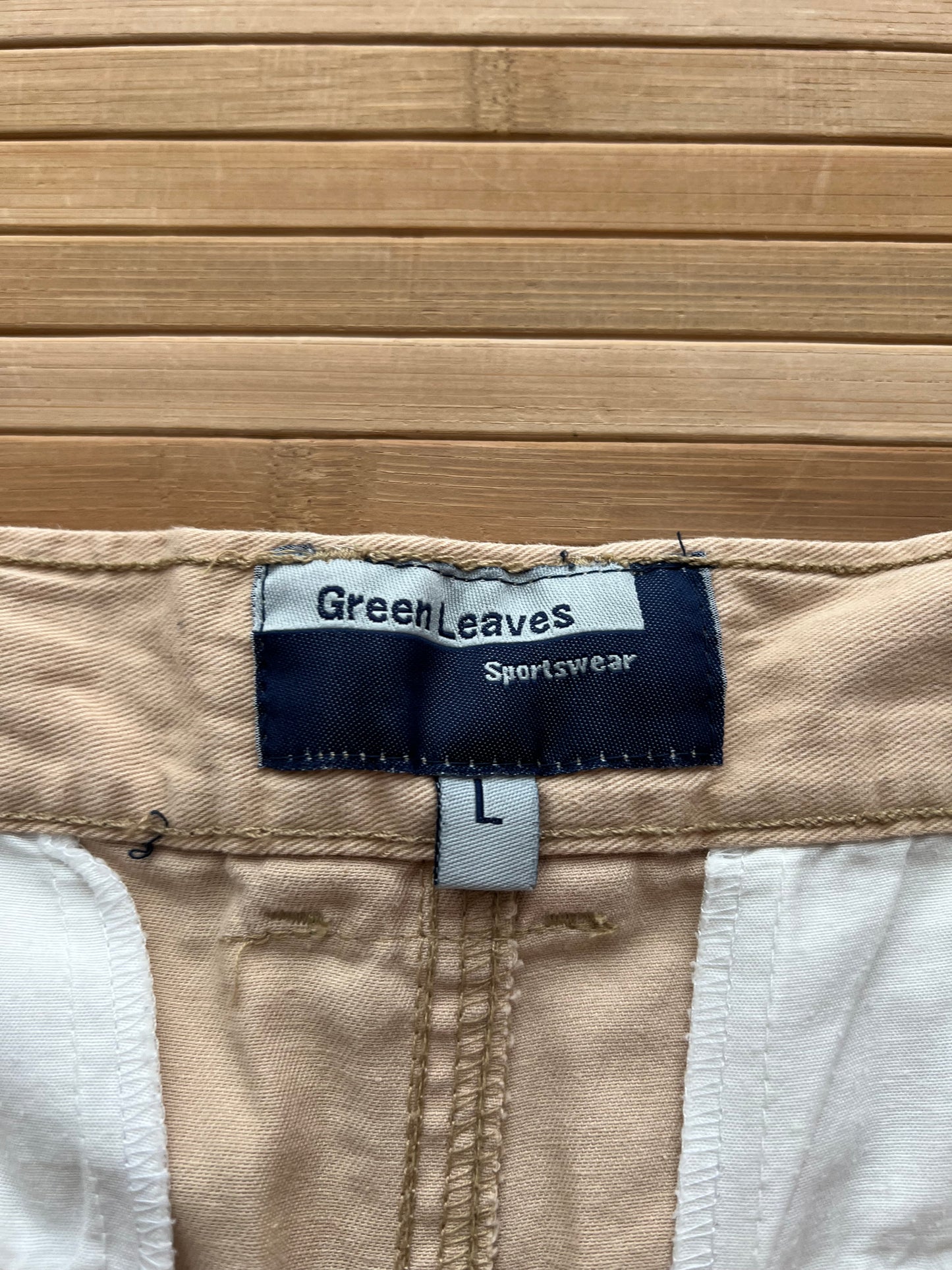 Beige Cargo Shorts (34)