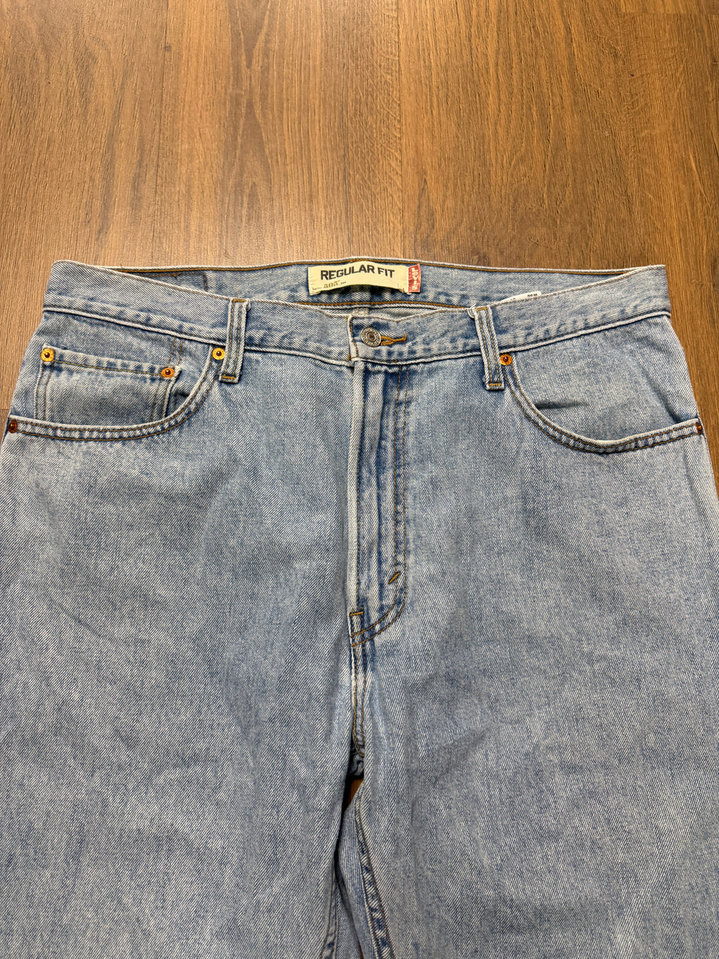 Levis 505 Regular Fit Jeans (34x33)
