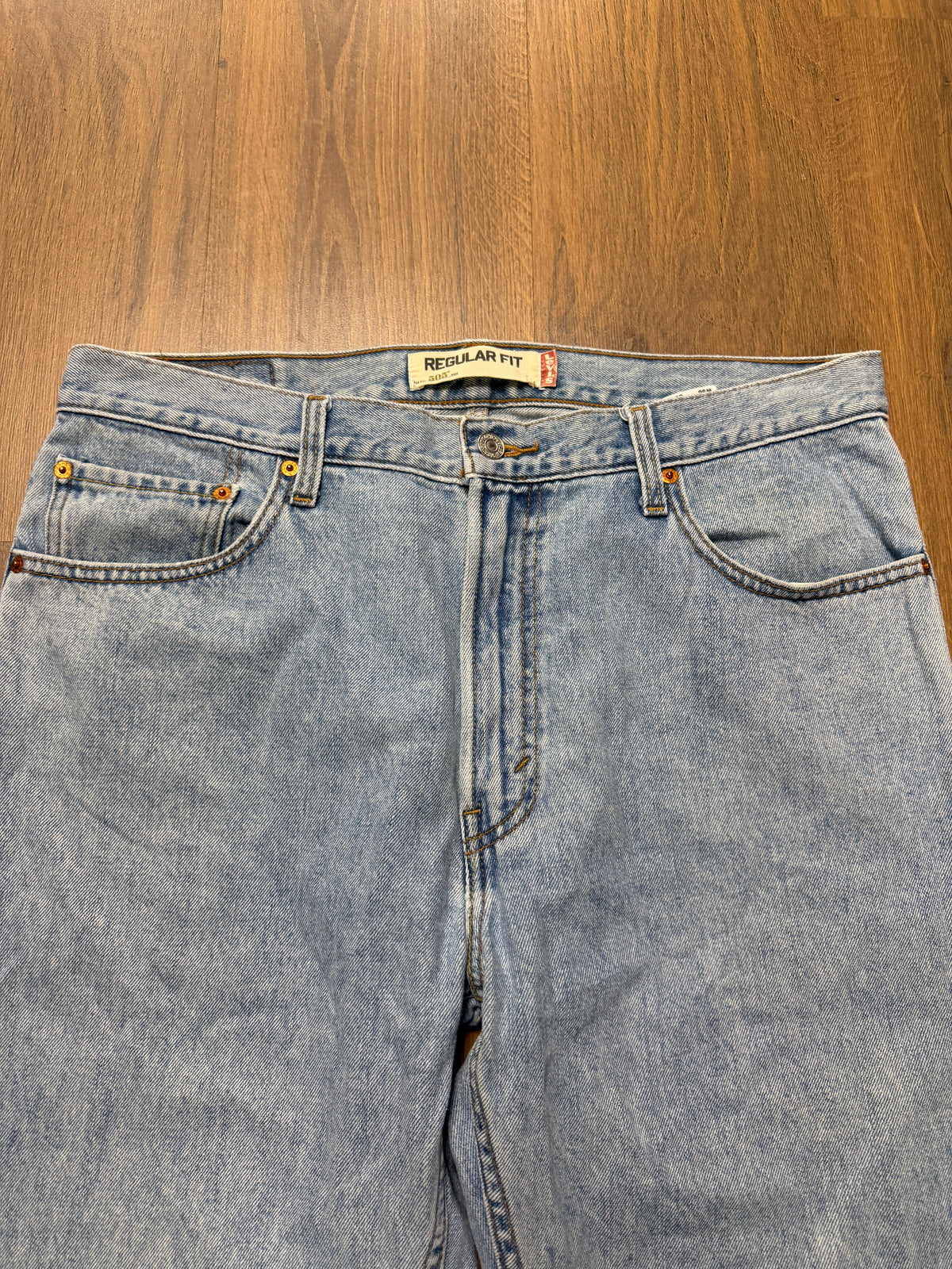 Levis 505 Regular Fit Jeans (34x33)