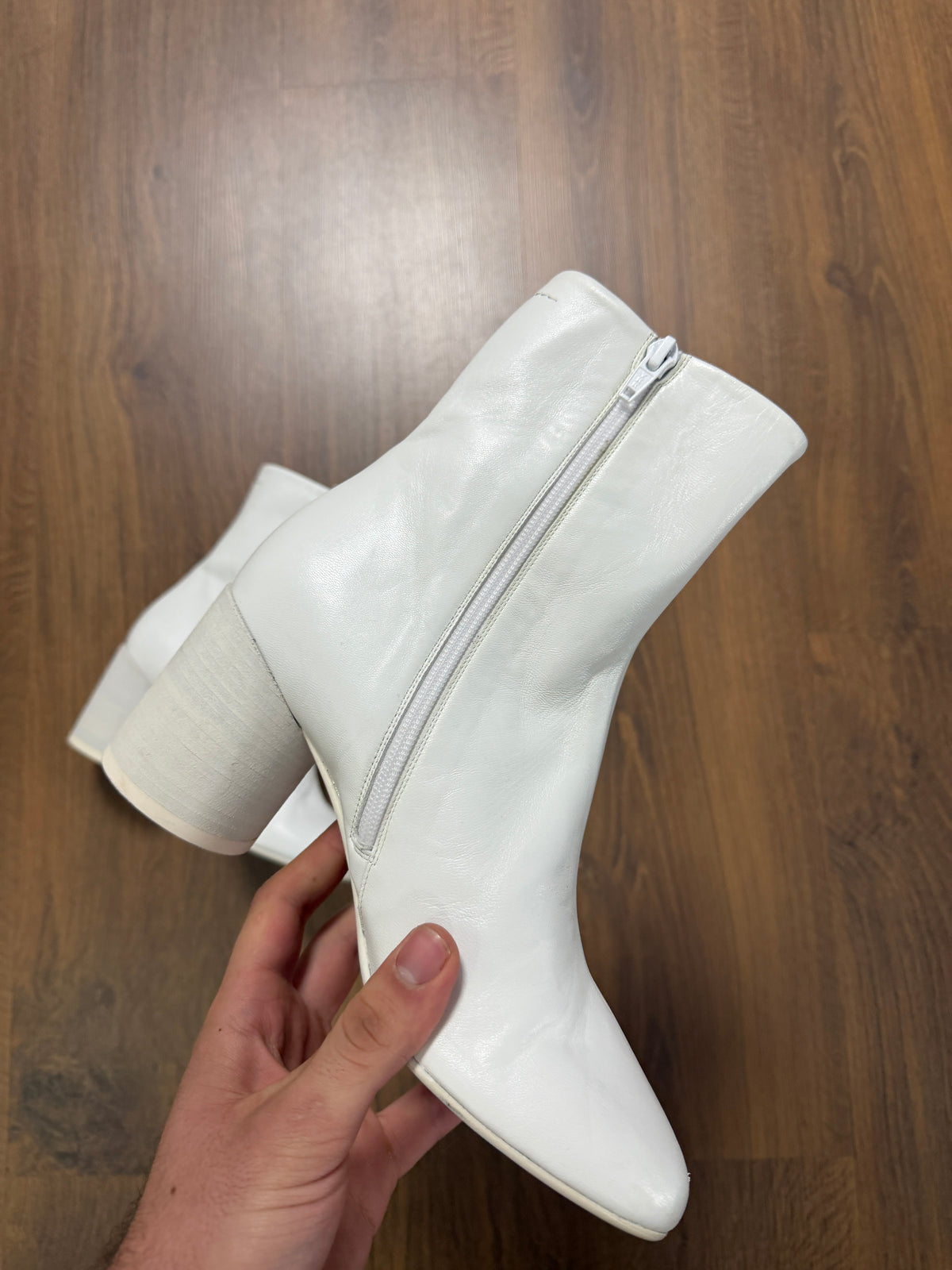 Maison Margiela MM6 Anatomic Leather Boots (39)
